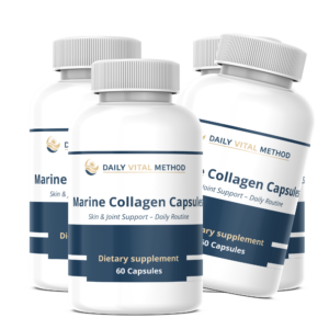 Marine Collagen Capsules (4 Bottles of 60 capsules each)